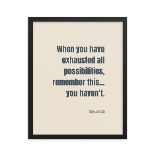 motivational wall art framed