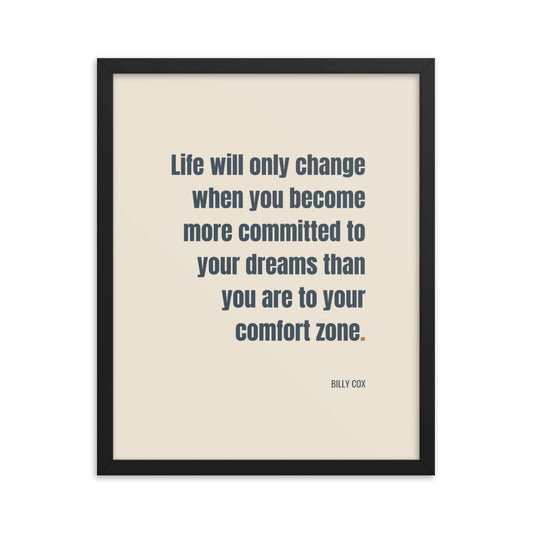 motivational wall art framed