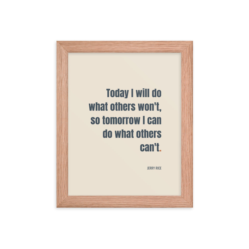 motivational wall art framed