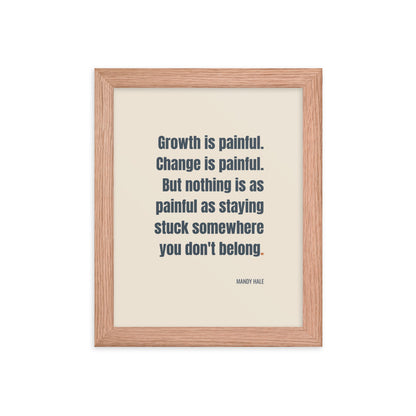 motivational wall art framed