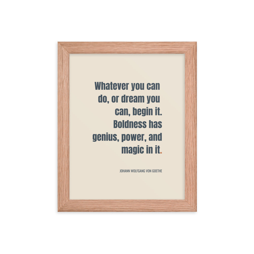 motivational wall art framed