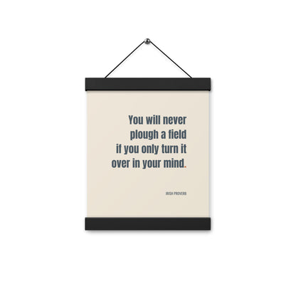 motivational wall art with hanger