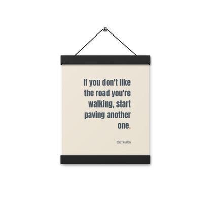 motivational wall art with hanger